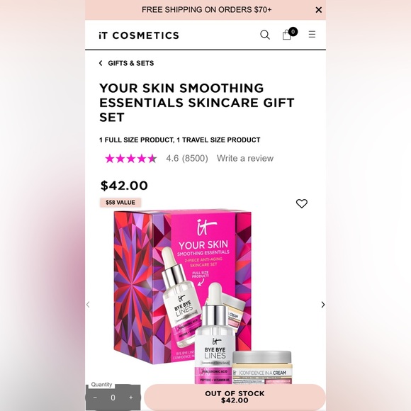 NEW iT Cosmetics YOUR SKIN SMOOTHING ESSENTIALS SKINCARE GIFT SET - Picture 4 of 11